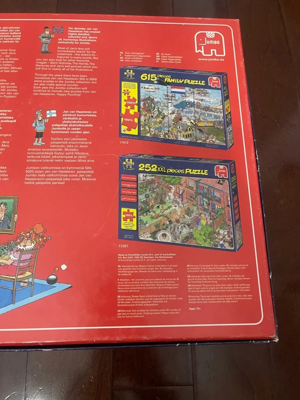 Jan van Haasteren On Thin Ice 3000 Pc Puzzle RARE Sealed Inside Jumbo - Picture 6 of 10